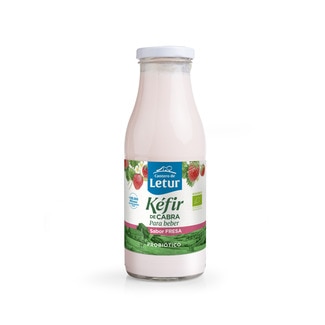 Cantero de Letur Kefir Up Bio Ecológico de Cabra Sabor Morango embalagem 500 g