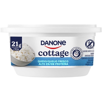Queso cottage alto en proteína sin gluten tarrina 180 g - Danone