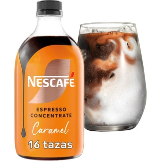 Café espresso concentrado con sabor a caramelo 16 dosis botella 500 ml - Nescafe