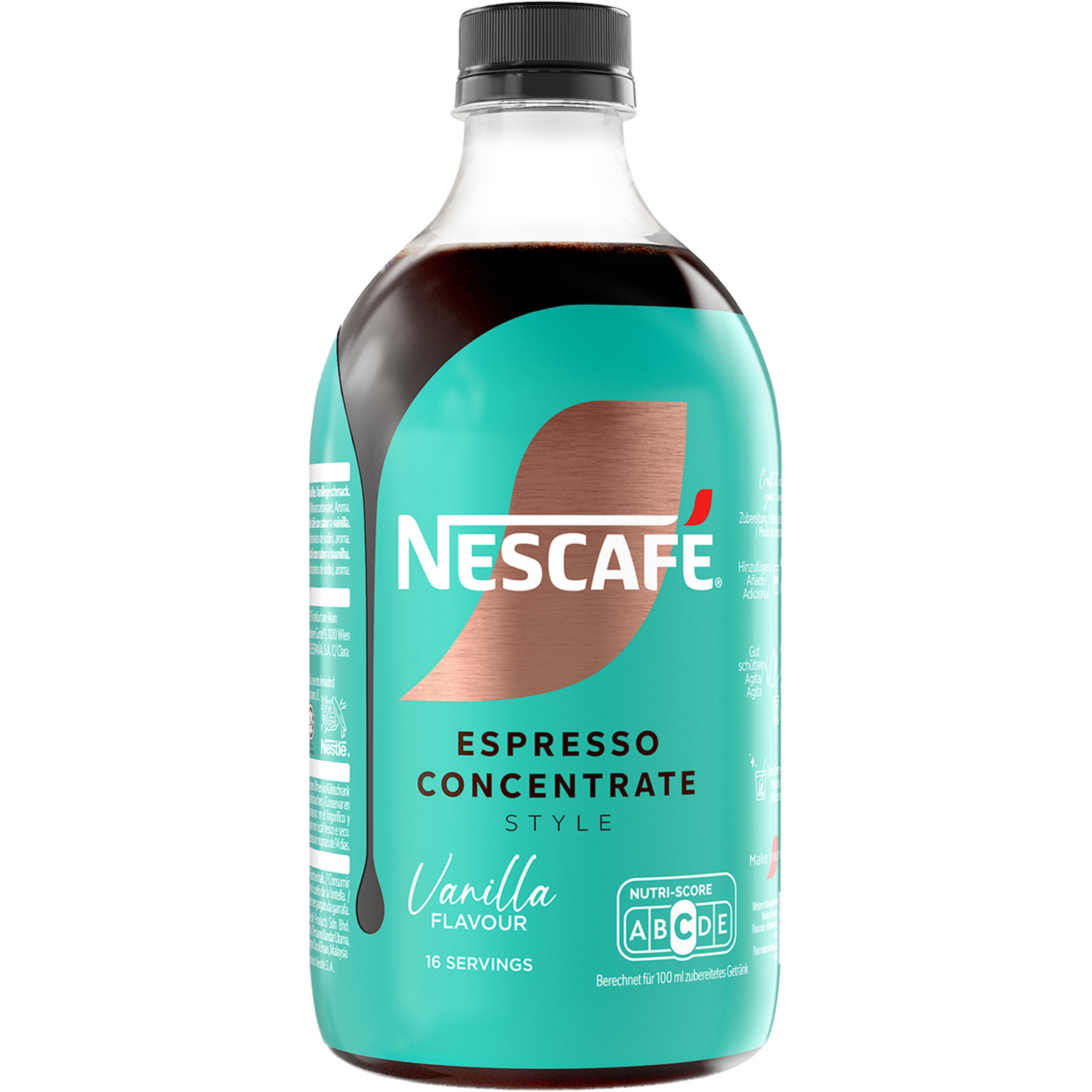 café espresso concentrado sabor a vainilla 16 dosis