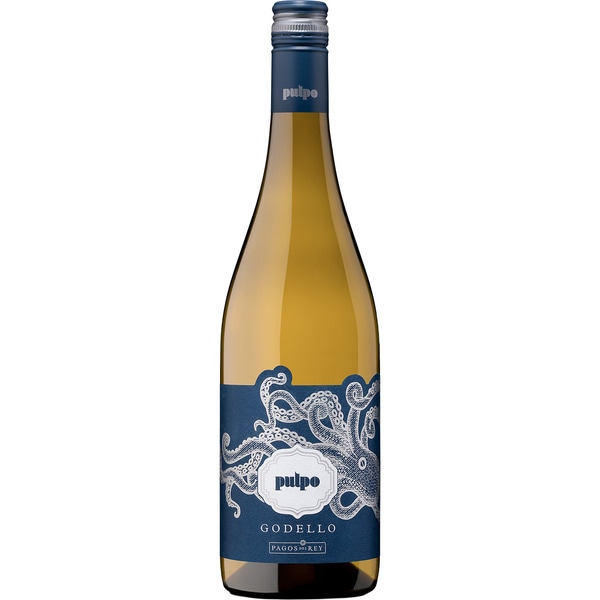 vino blanco godello Pagos del Rey DO Monterrei botella 75 cl - Pulpo