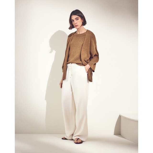 Woman El Corte Inglés - Pantalón estilo pijama de mujer en color liso.