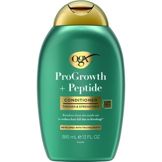 Acondicionador Growth + Péptidos reduce la caída del cabello por rotura OGX