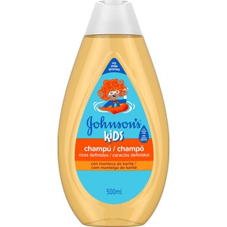 Johnsons kids champu rizos definidos con manteca de karite frasco 500 ml