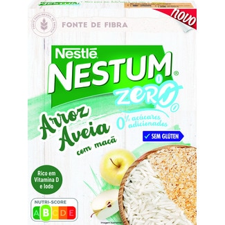 Nestum Zero Maçã e Arroz embalagem 250 g