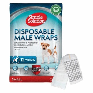 Simple Solution Fraldas para Cão Tamanho Small embalagem 12 unidades