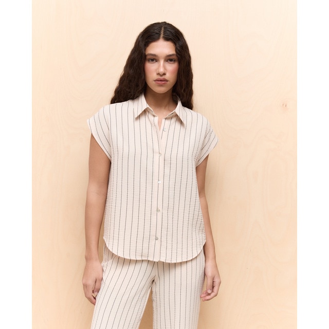 Easy Wear - Camisa de manga corta tumbleada de mujer.