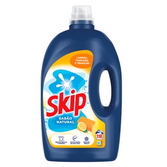 Skip Detergente da Roupa Liquido Lavanda embalagem 110 doses
