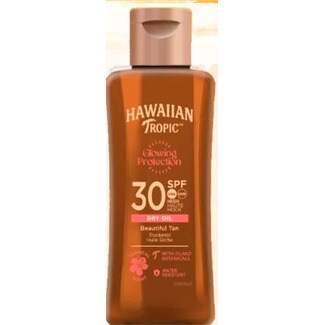 Hawaiian Tropic Óleo Protector Glowing SPF30 embalagem 75 ml