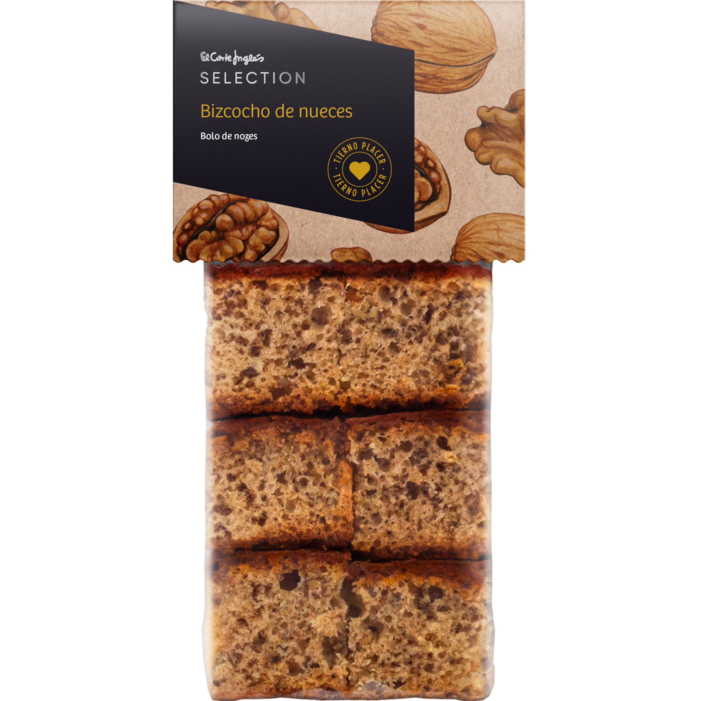 bizcocho con nueces