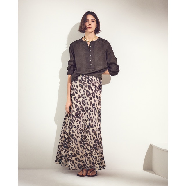 Woman El Corte Inglés - Falda estampado animal print de mujer.