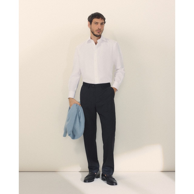 Emidio Tucci - Pantalón de hombre vestir fit regular.