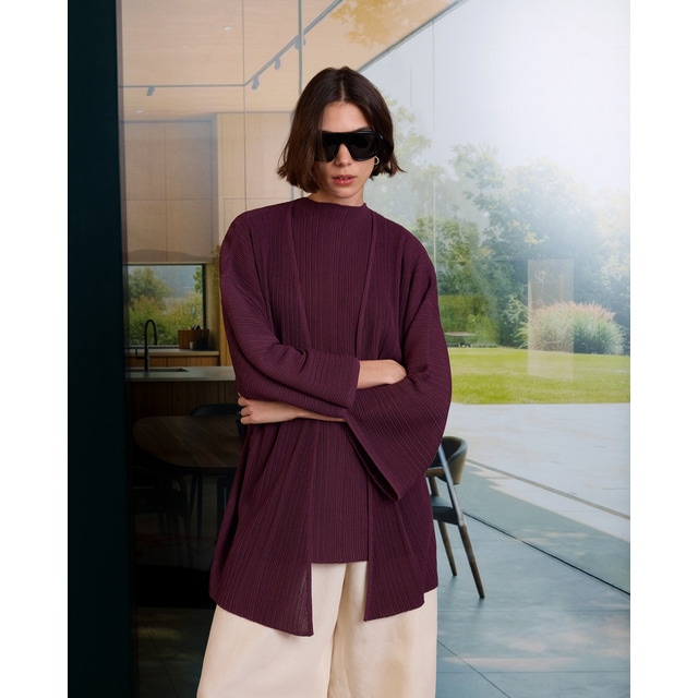 Woman Limited El Corte Inglés - Chaqueta de mujer twin set con textura de rayas.