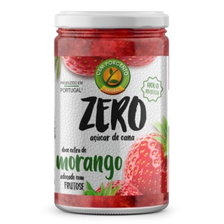 Cem Porcento Doce Extra Light de Morango frasco 280 g