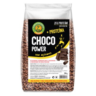 Cem Porcento Cereais + Proteína Choco Crispies sem Adição de Açúcar embalagem 250 g