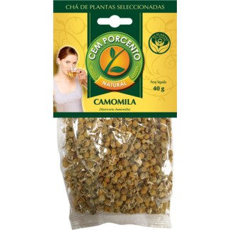 Cem Porcento Tisana Camomila embalagem 40 g