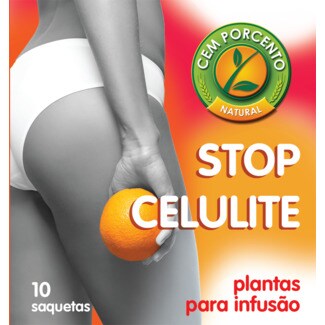Cem Porcento Chá para Celulite embalagem 13 g