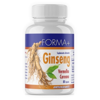 Forma + Ginseng Vermelho Coreano embalagem 80 unidades