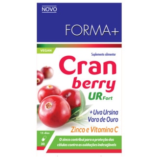 Forma + Urfort + Zinco e Vitamina C Cranbery, Uva Ursina e Vara de Ouro embalagem 30 cápsulas