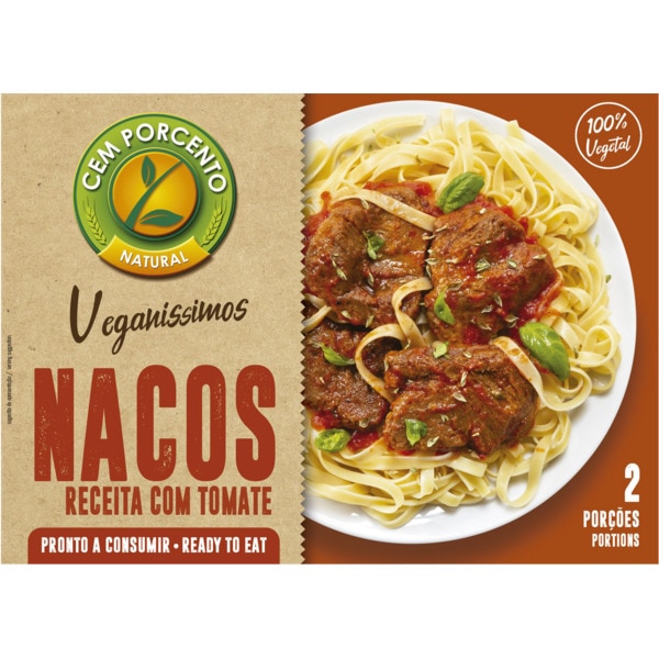 Bifes de Soja com Molho de Tomate embalagem 250 g