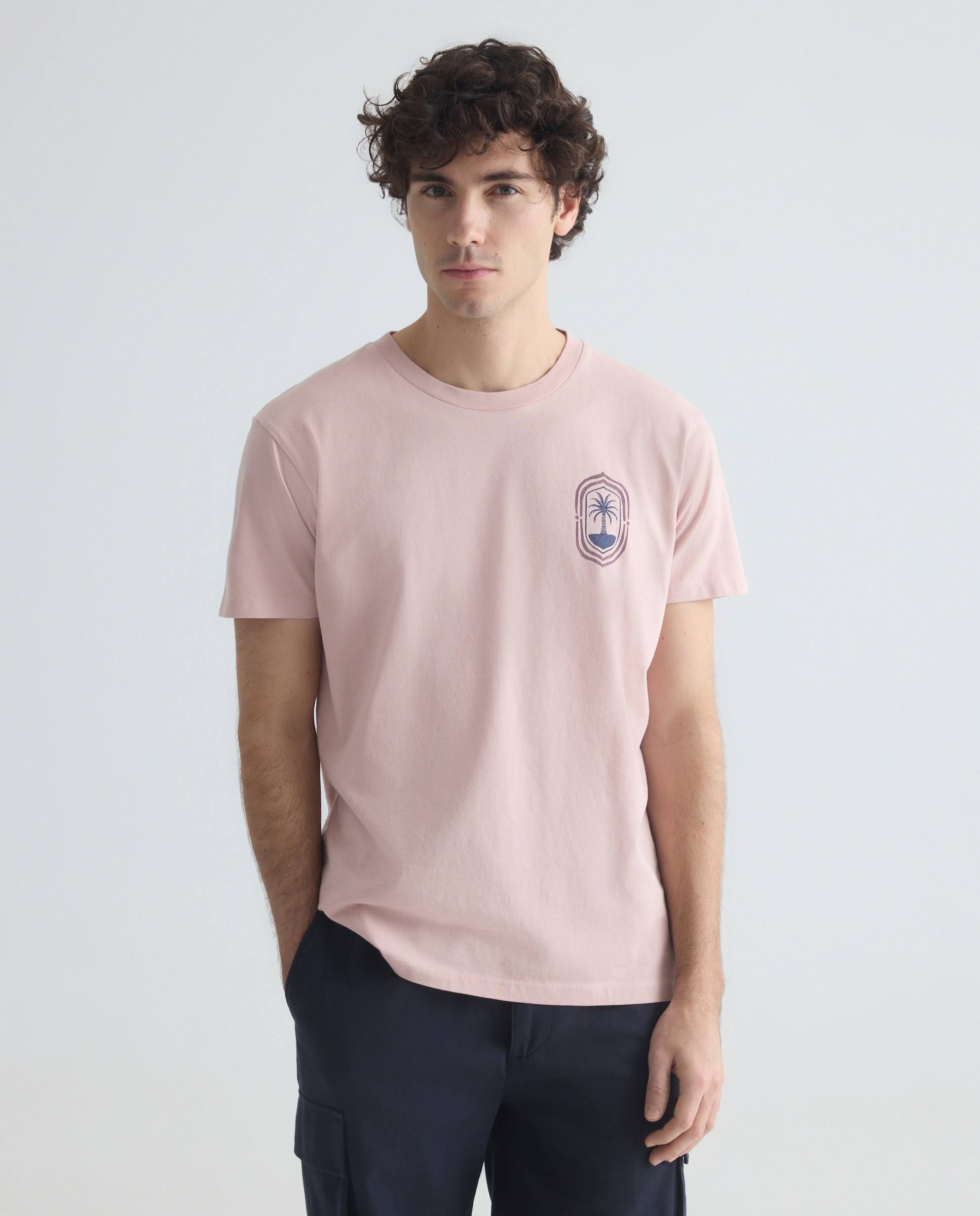 Imagen 0 de Camiseta de hombre manga corta Palmera