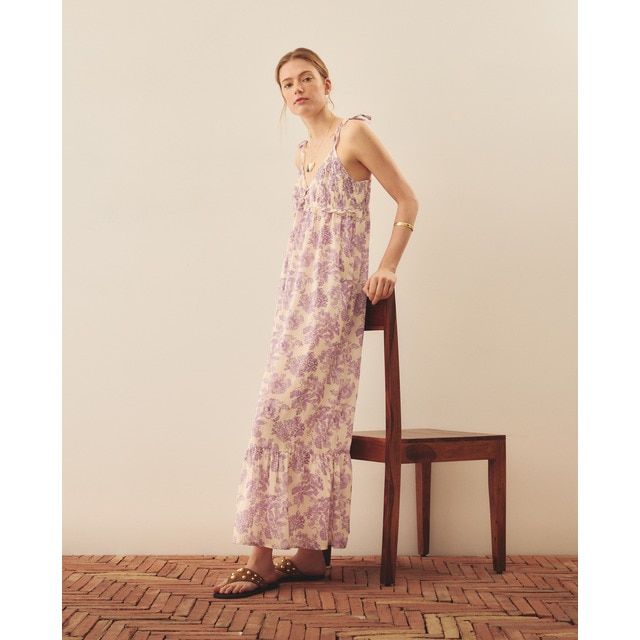 Southern Cotton - Vestido de gasa de algodón.