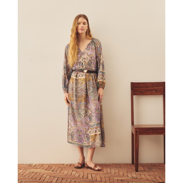 Southern Cotton - Vestido boho paisley.
