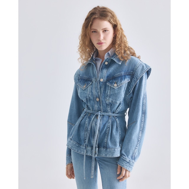 BOSS Orange - Cazadora denim manga larga..