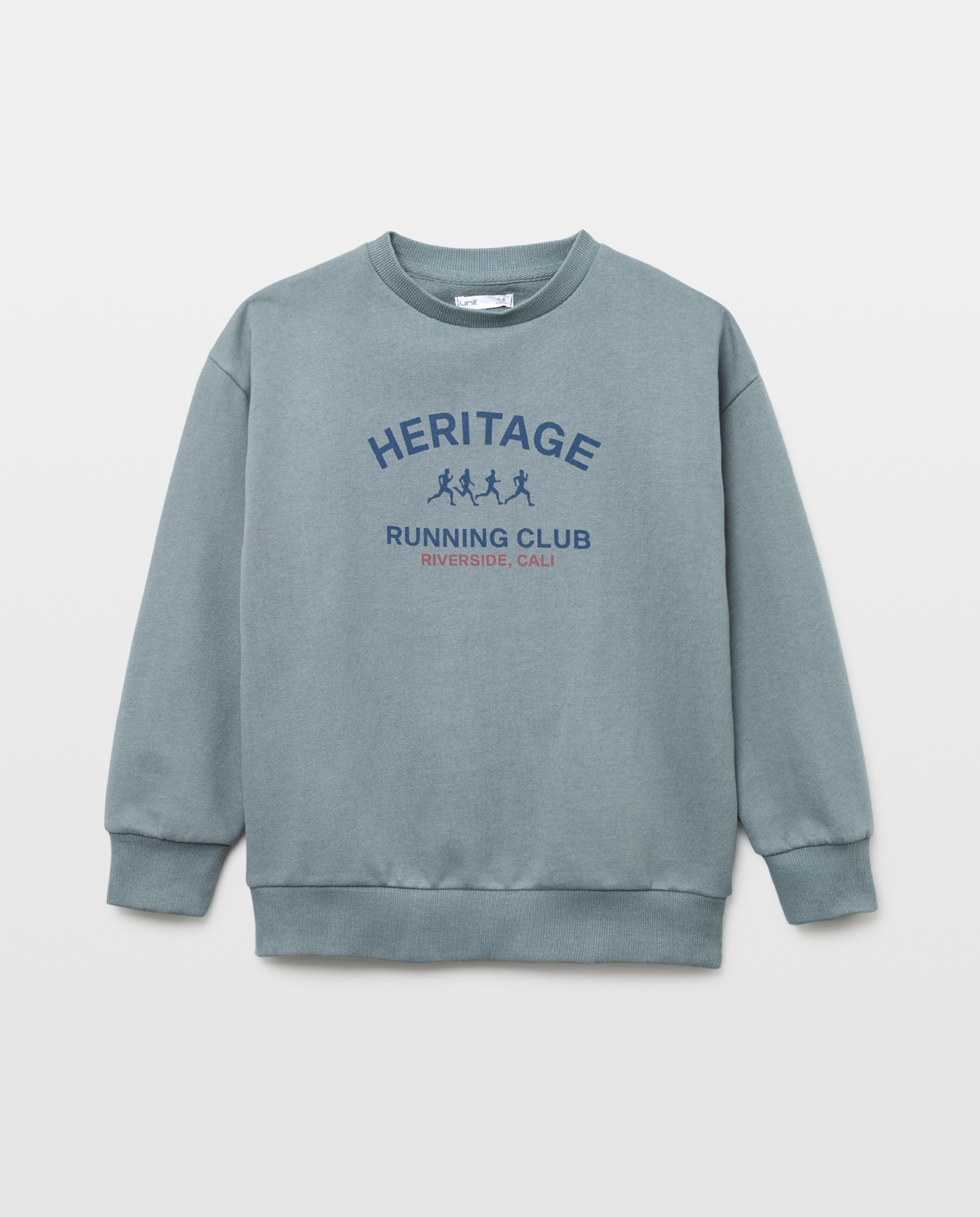Imagen 0 de Sudadera de niño cuello caja estampada