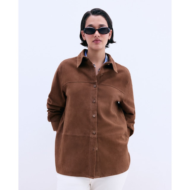 Couchel - Sobrecamisa ante de mujer.