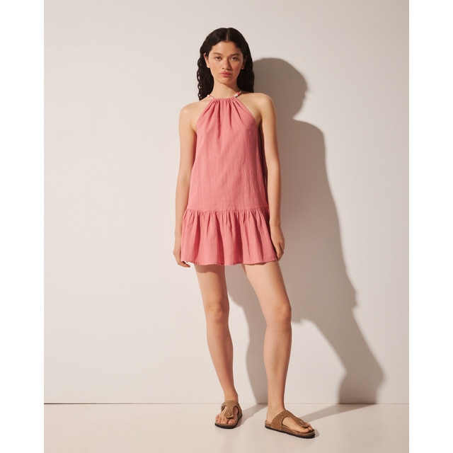 Easy Wear - Vestido corto liso.
