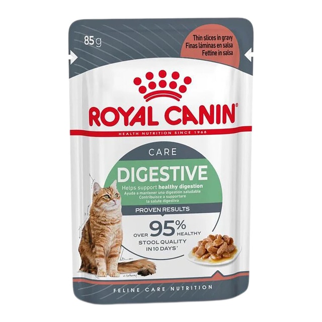 Royal Canin - Comida húmeda para gatos adultos Royal Canin Digest Sensitive en salsa 85 g