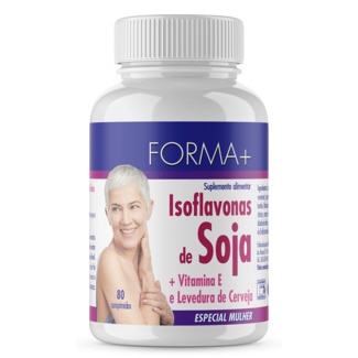 Cem Porcento Menofase Isoflavonas de Soja embalagem 80 unidades