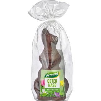 DENNREE Coelhinho de Chocolate Negro 60% Cacau unidade 80 g