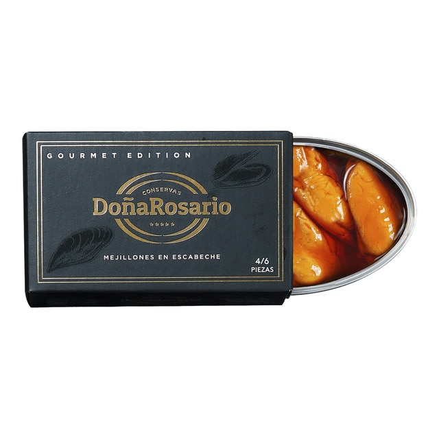 Mejillones en escabeche 4-6 piezas Gourmet Edition Conservas Doña Rosario