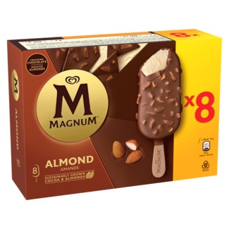 Magnum Gelado de Amêndoas embalagem 800 ml