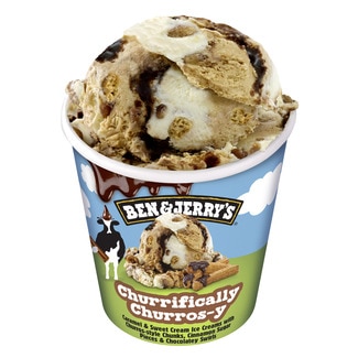 Ben & Jerry's Gelado Churros embalagem 465 ml