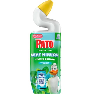 Pato Abrasivo Sanitário Líquido Mint Mission embalagem 750 ml