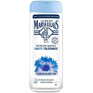 Le Petit Marseillais Gel de Banho Alta Tolerância Flor Bleuet Bio embalagem 400 ml