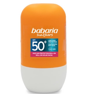 Babaria Protector Solar Roll On Facial  SPF50+ embalagem 50 ml