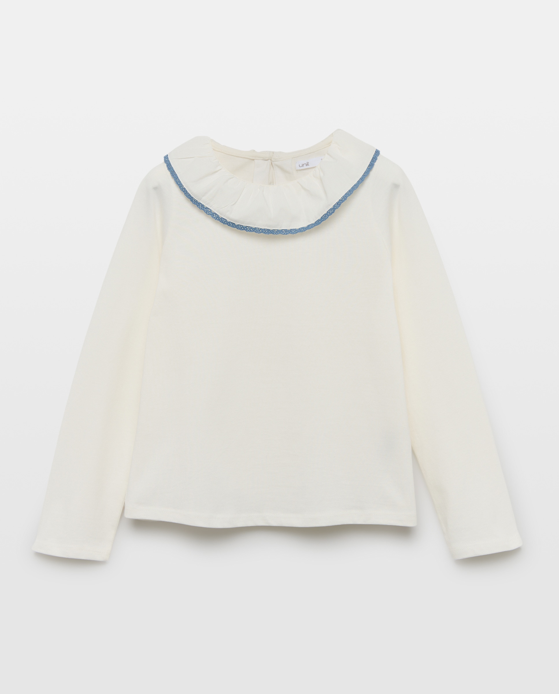 Imagen 0 de Camiseta niña cuello volante