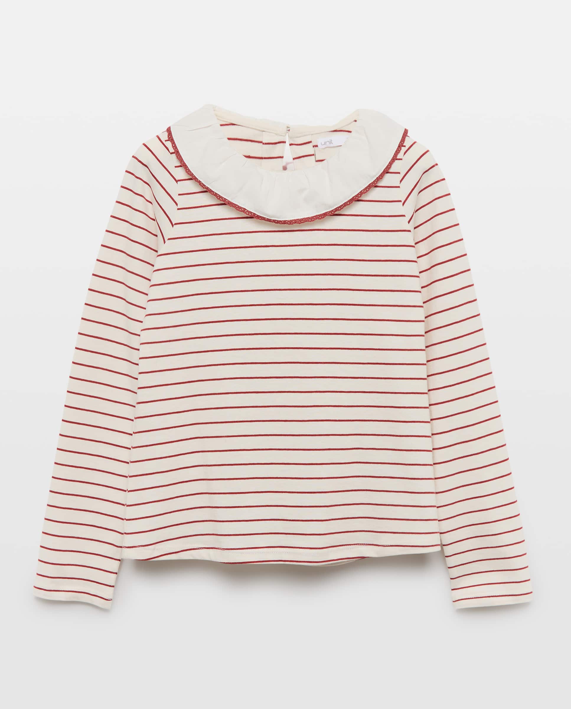 Imagen 0 de Camiseta niña cuello volante