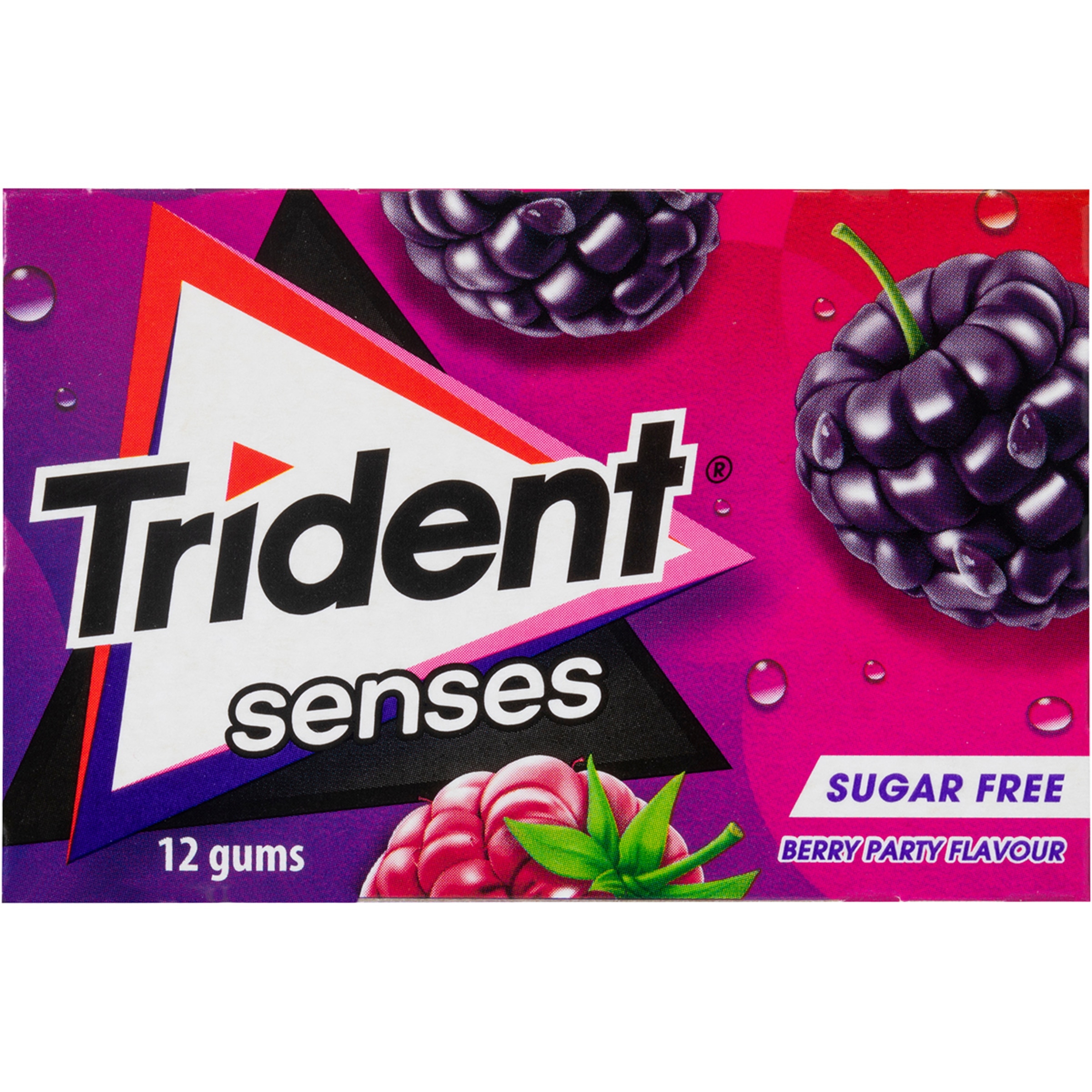 Senses chicles de frutos del bosque sin azúcar