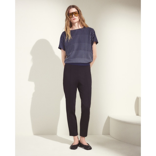 Woman El Corte Inglés - Pantalón liso de viscosa de mujer.