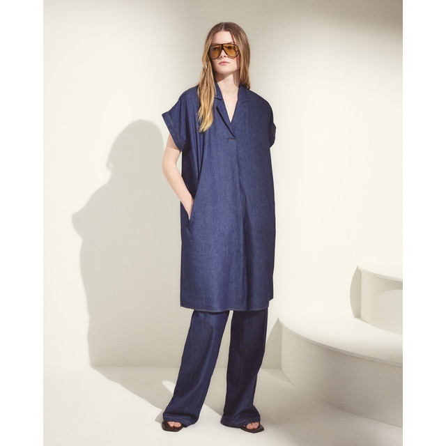 Woman El Corte Inglés - Vestido midi denim.