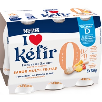 Néstle Kéfir 0% Multifrutas embalagem 100 g