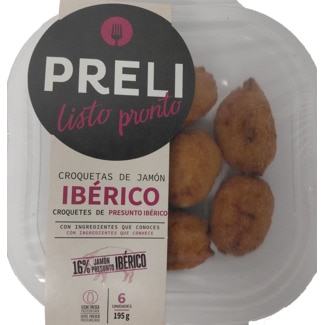 Preli Pronto Croquetes de Presunto Ibérico unidade 195 g