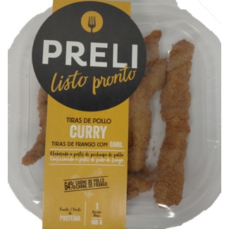 Preli Pronto Tiras de Frango Caril unidade 160 g