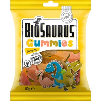 Mclloyd's Gomas Ácidas Biosaurus embalagem 80 g