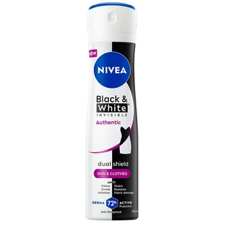 Nivea Desodorizante B&W Authentic embalagem 150 ml